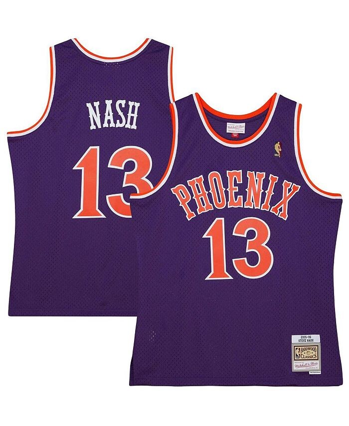 Мужская джерси Steve Nash Purple Phoenix Suns 2005/06 Hardwood Classics Swingman Mitchell & Ness, фиолетовый
Мужская джерси Steve Nash Purple Phoenix Suns 2005/06 Hardwood Classics Swingman Mitchell & Ness, фиолетовый