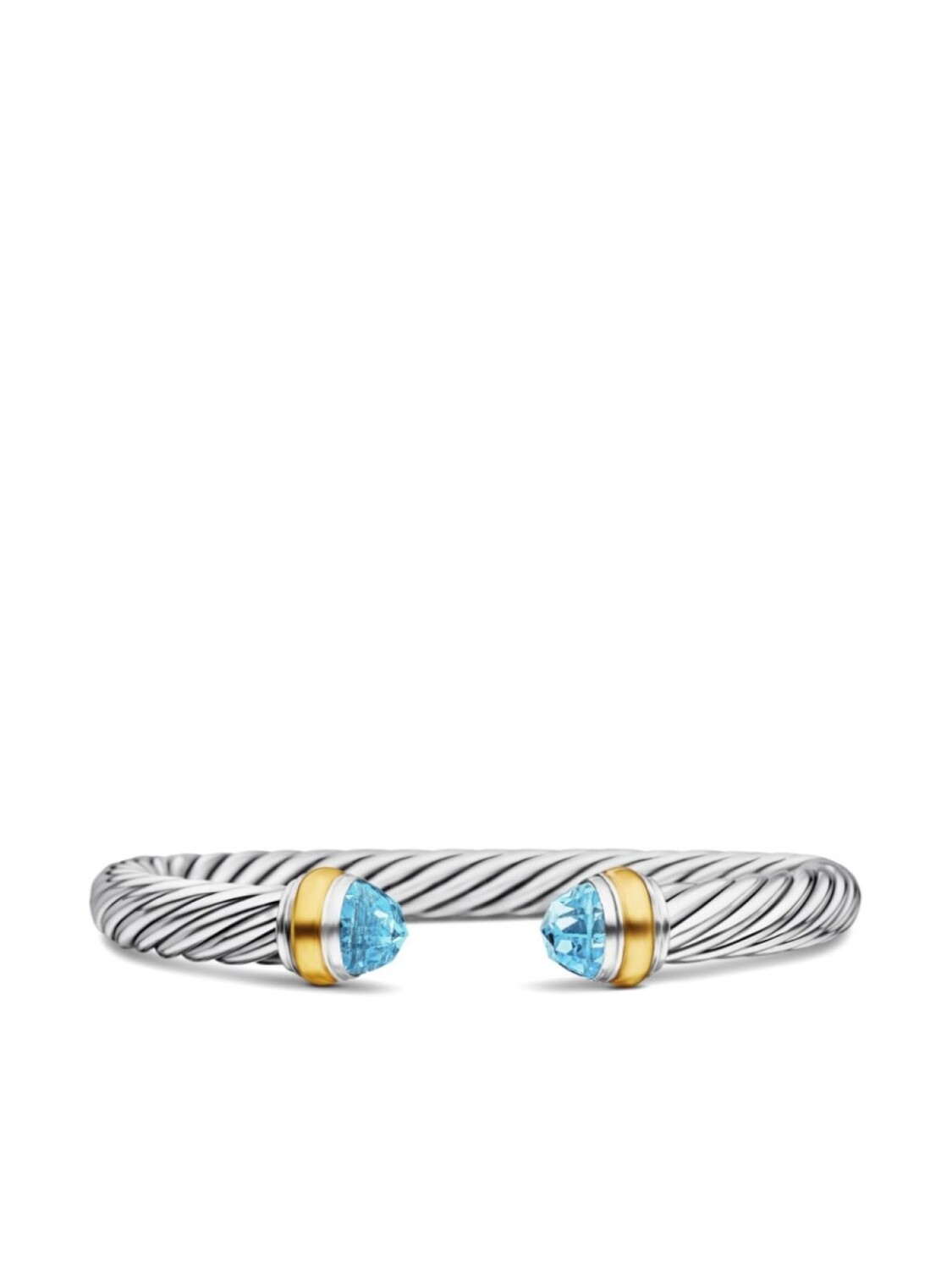 Браслет Classic Cable с топазом из желтого золота 14 карат и стерлингового серебра David Yurman, серебряный
Браслет Classic Cable с топазом из желтого золота 14 карат и стерлингового серебра David Yurman, серебряный