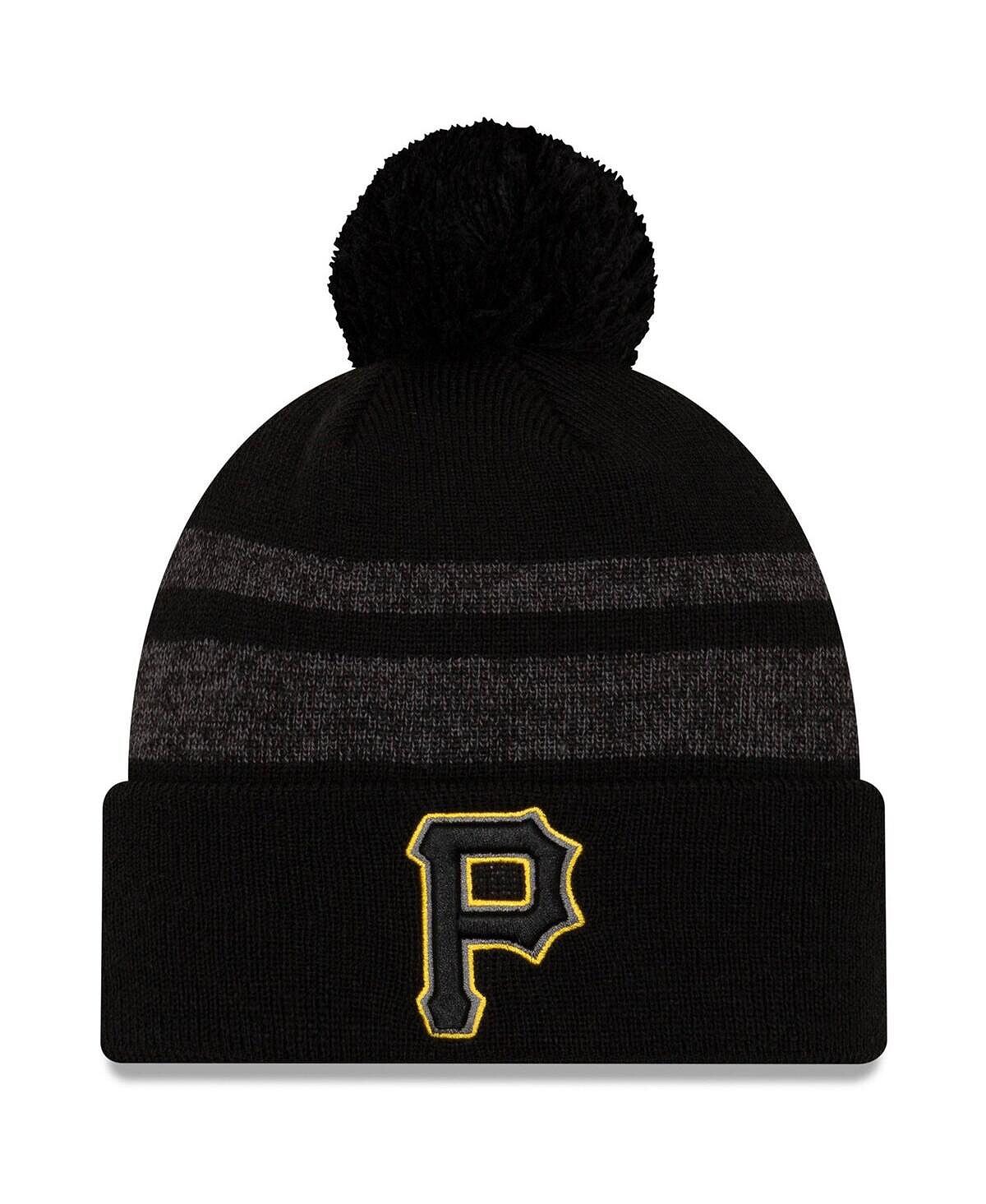 Мужская черная вязаная шапка Pittsburgh Pirates Dispatch с манжетами и помпоном New Era
Мужская черная вязаная шапка Pittsburgh Pirates Dispatch с манжетами и помпоном New Era