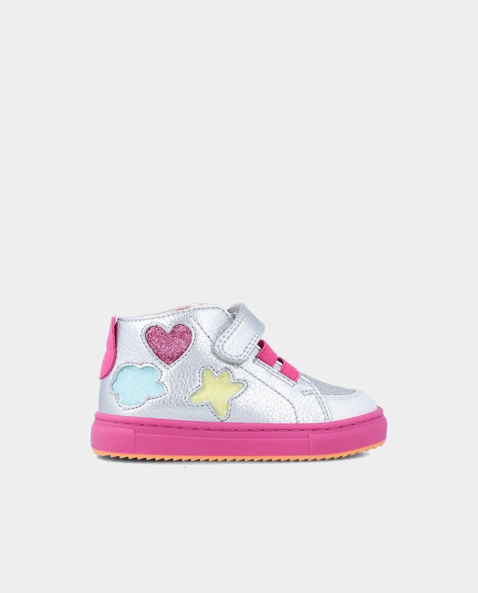 Укороченные ботильоны для девочек со шнуровкой и ручкой AGATHA RUIZ DE LA PRADA, серебро
Укороченные ботильоны для девочек со шнуровкой и ручкой AGATHA RUIZ DE LA PRADA, серебро