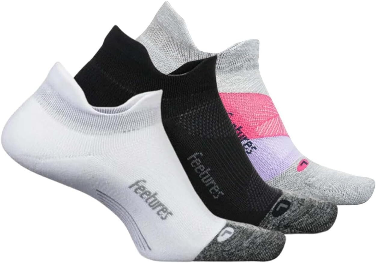Elite Light Подушка No Show Tab, упаковка из 3 пар Feetures, цвет Gradual Gray/Black/White
Elite Light Подушка No Show Tab, упаковка из 3 пар Feetures, цвет Gradual Gray/Black/White