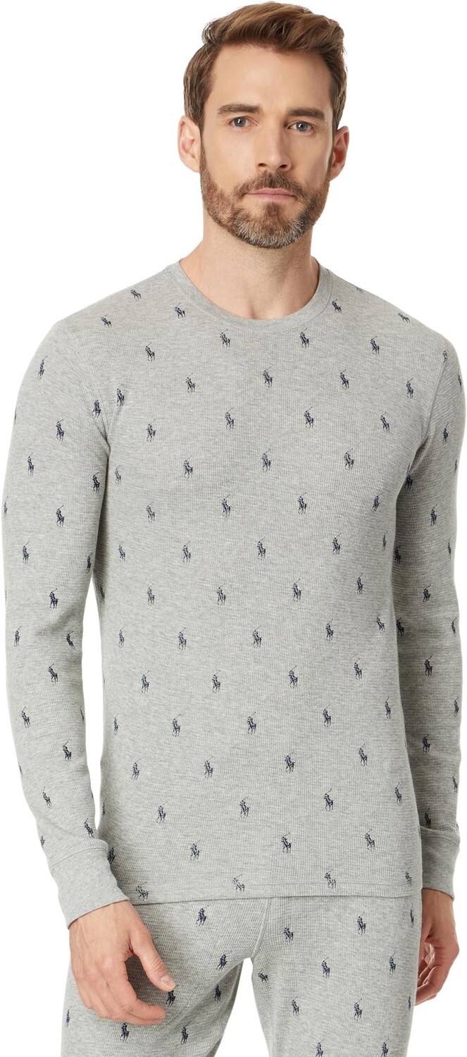 Вафельный принт с длинными рукавами Polo Ralph Lauren, цвет Andover Heather/Cruise Navy All Over Pony Player
Вафельный принт с длинными рукавами Polo Ralph Lauren, цвет Andover Heather/Cruise Navy All Over Pony Player