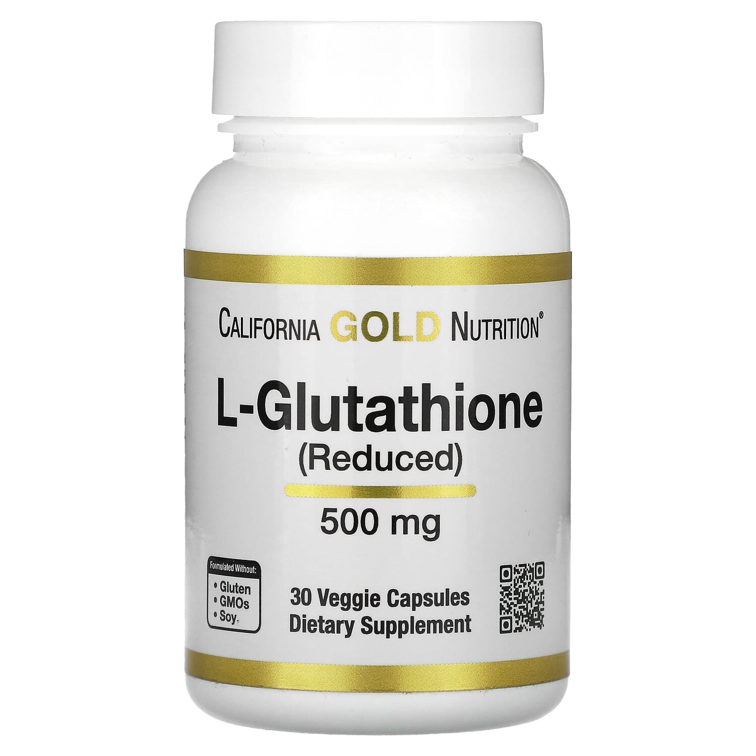 L-глутатион (восстановленный), 500 мг, 30 растительных капсул, California Gold Nutrition
L-глутатион (восстановленный), 500 мг, 30 растительных капсул, California Gold Nutrition