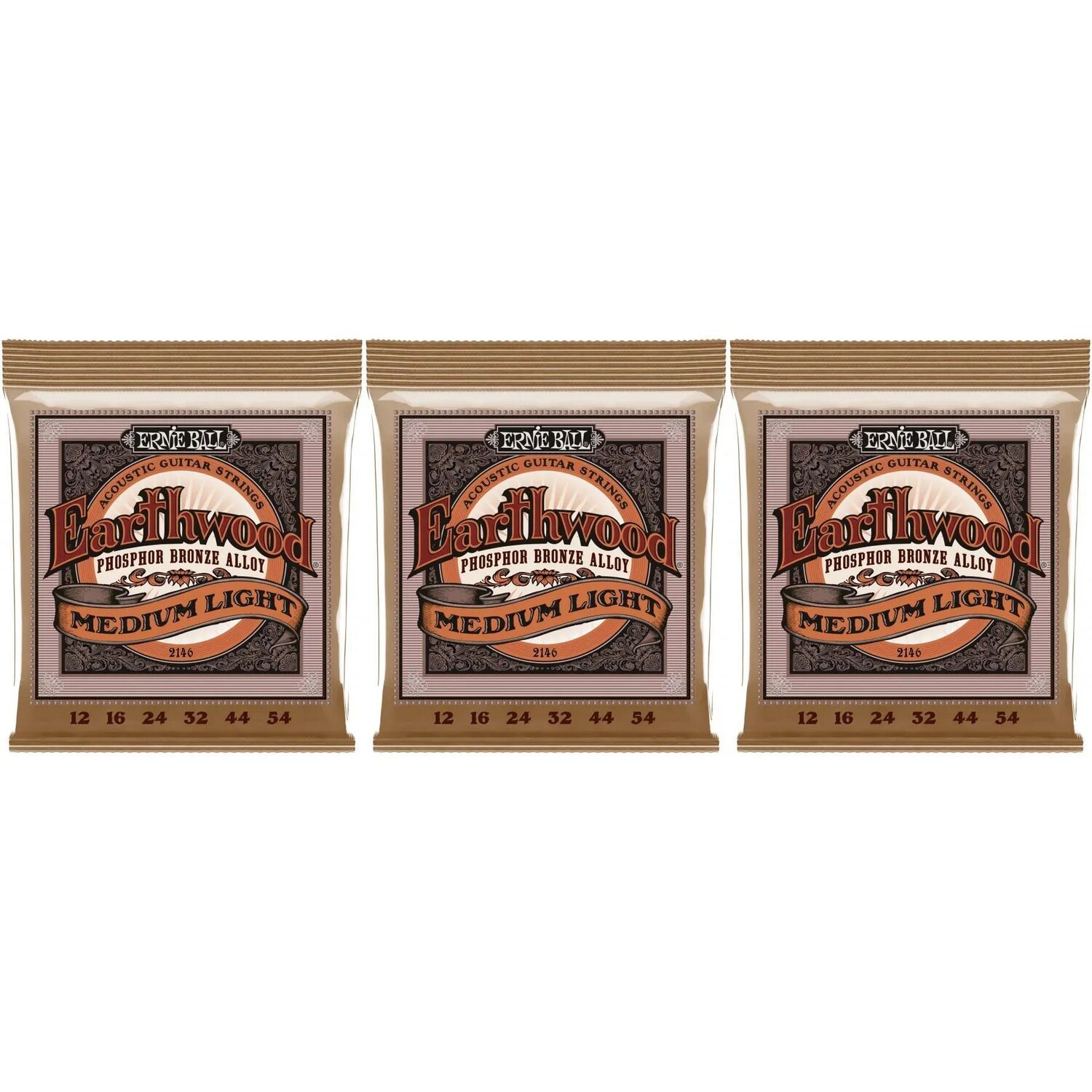 Струны для акустической гитары Ernie Ball 2146 Earthwood Phosphor Bronze — .012-.054 Medium Light (3 шт.)
Струны для акустической гитары Ernie Ball 2146 Earthwood Phosphor Bronze — .012-.054 Medium Light (3 шт.)