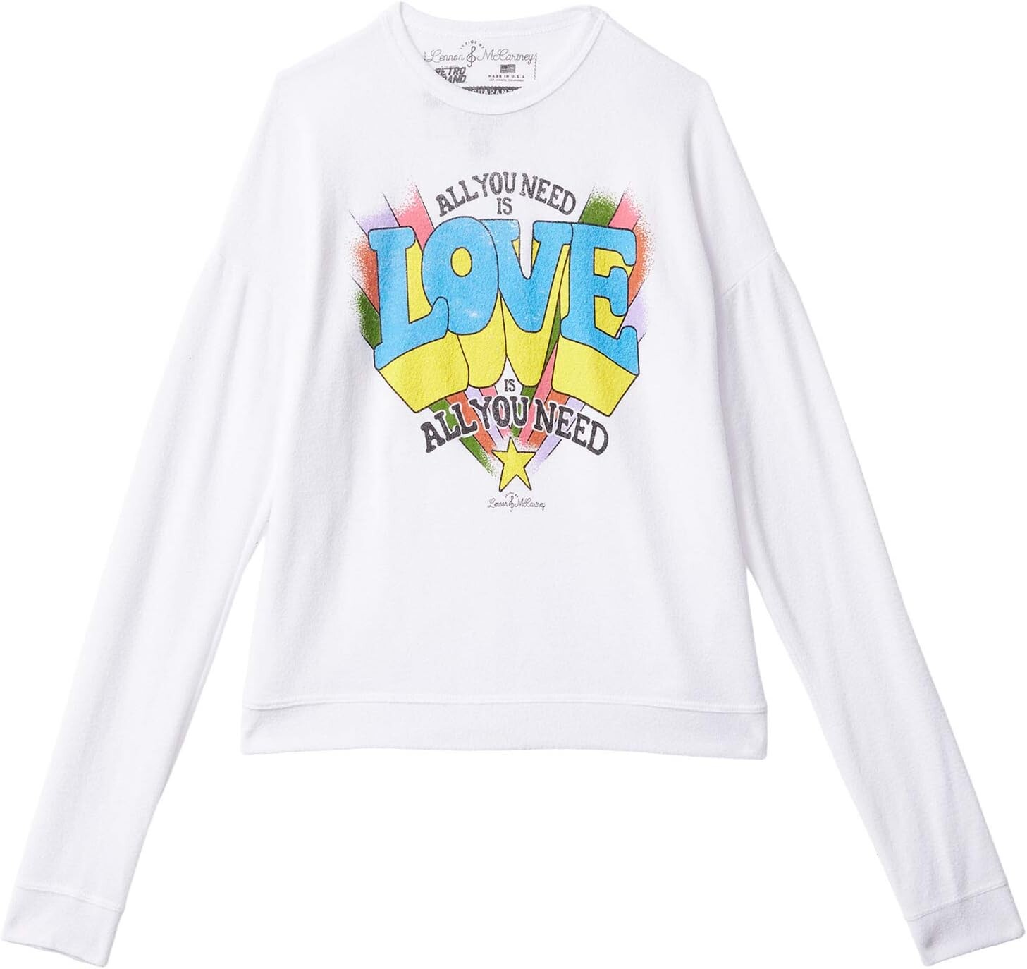 Футболка The Original Retro Brand Kids All You Need Is Love Vintage Long Sleeve Haachi, белый
Футболка The Original Retro Brand Kids All You Need Is Love Vintage Long Sleeve Haachi, белый