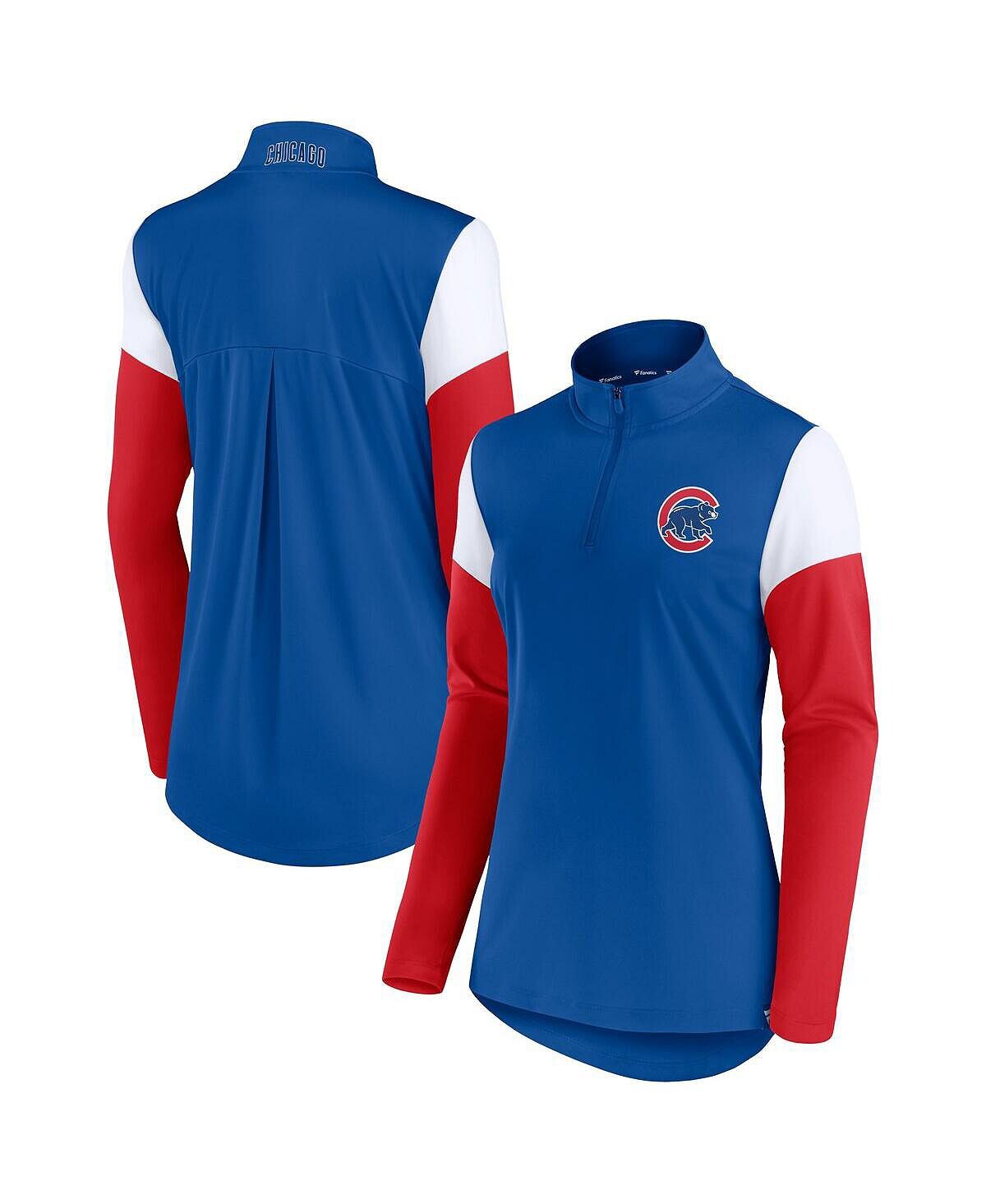 Женская флисовая куртка с молнией в четверть цвета Royal и Red Chicago Cubs Fanatics
Женская флисовая куртка с молнией в четверть цвета Royal и Red Chicago Cubs Fanatics