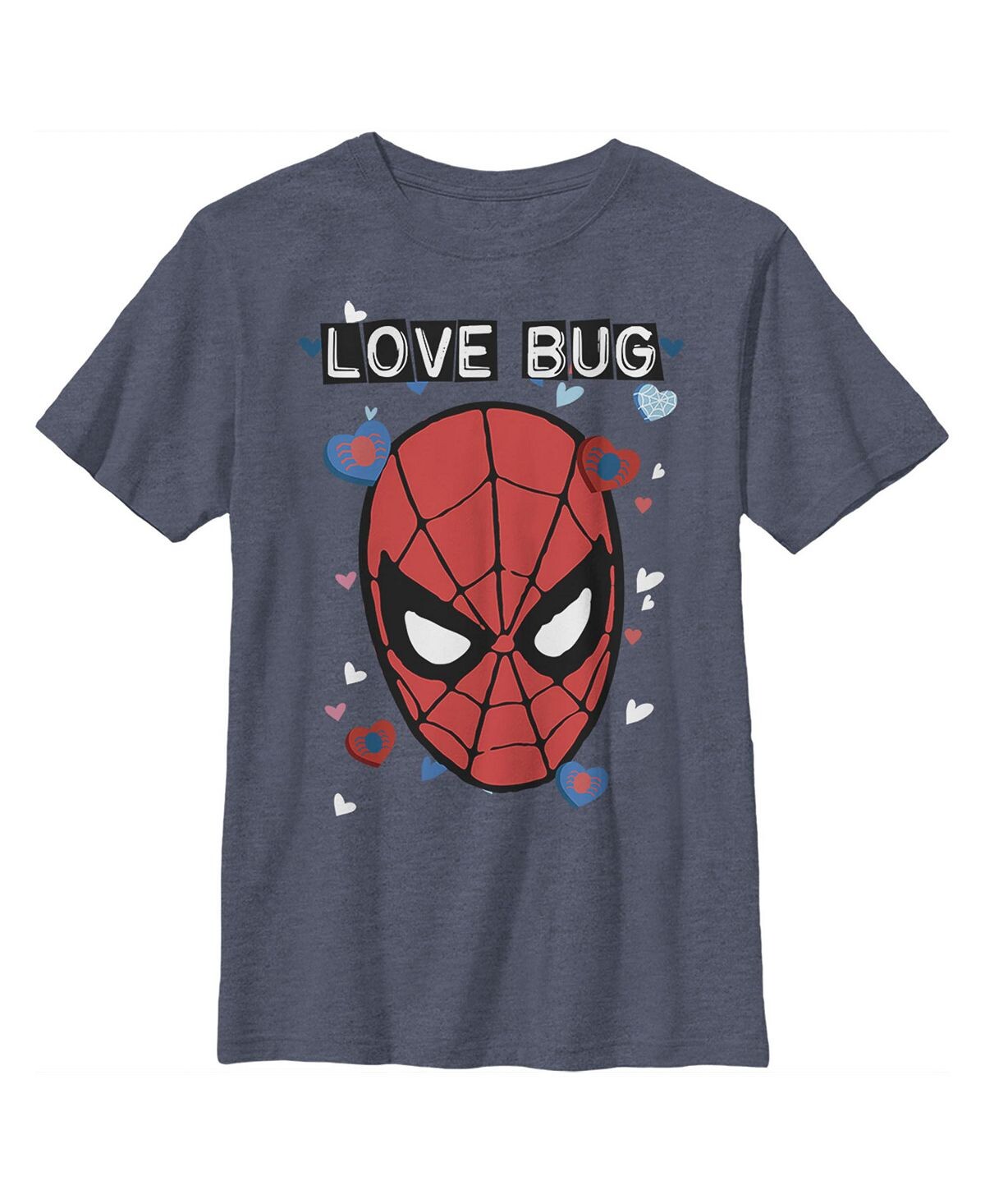 Детская футболка с изображением Человека-паука и конфетным сердечком Love Bug для мальчиков Marvel
Детская футболка с изображением Человека-паука и конфетным сердечком Love Bug для мальчиков Marvel