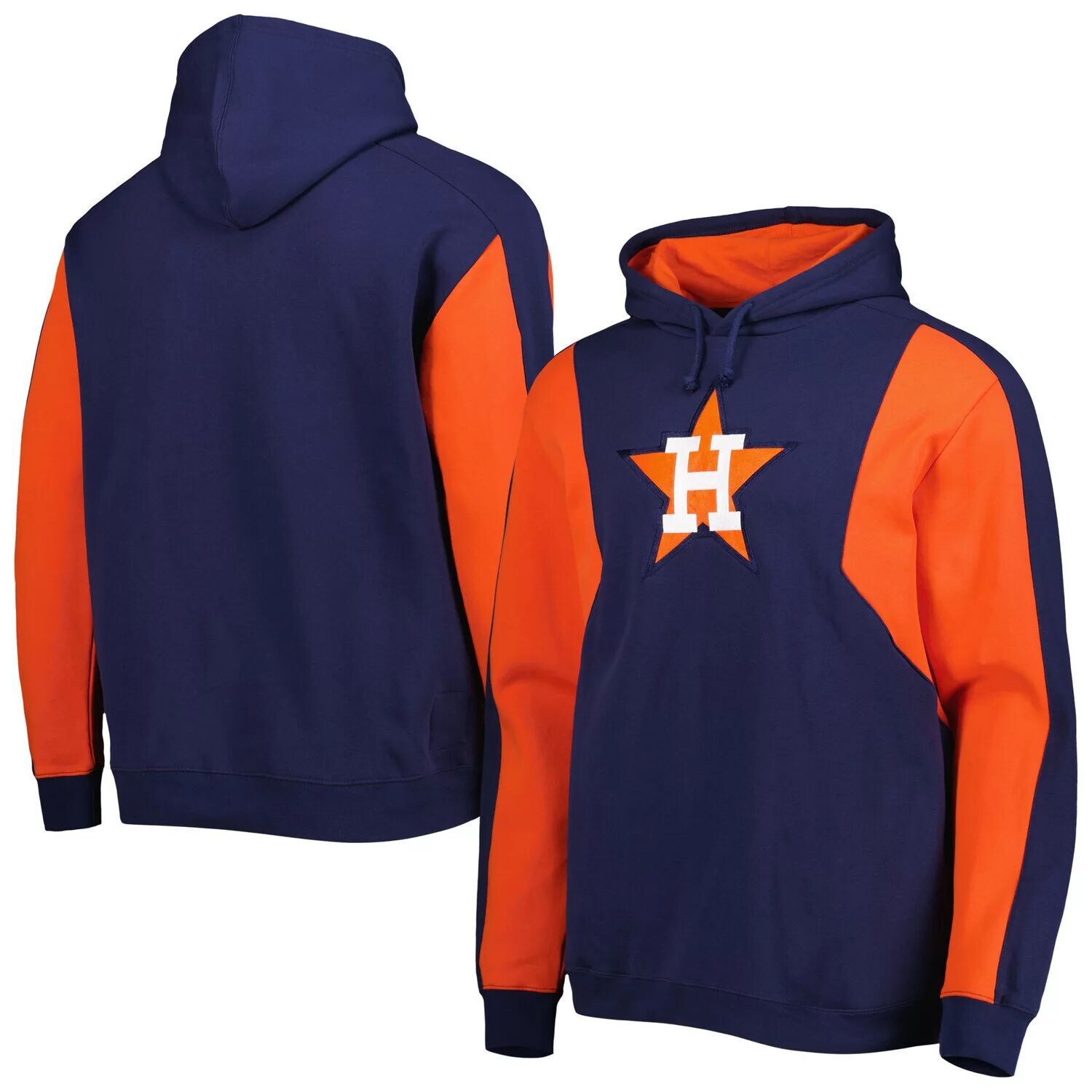 Мужской флисовый пуловер с капюшоном Mitchell & Ness темно-оранжевого цвета Houston Astros с цветными блоками, Оранжевый
Мужской флисовый пуловер с капюшоном Mitchell & Ness темно-оранжевого цвета Houston Astros с цветными блоками, Оранжевый