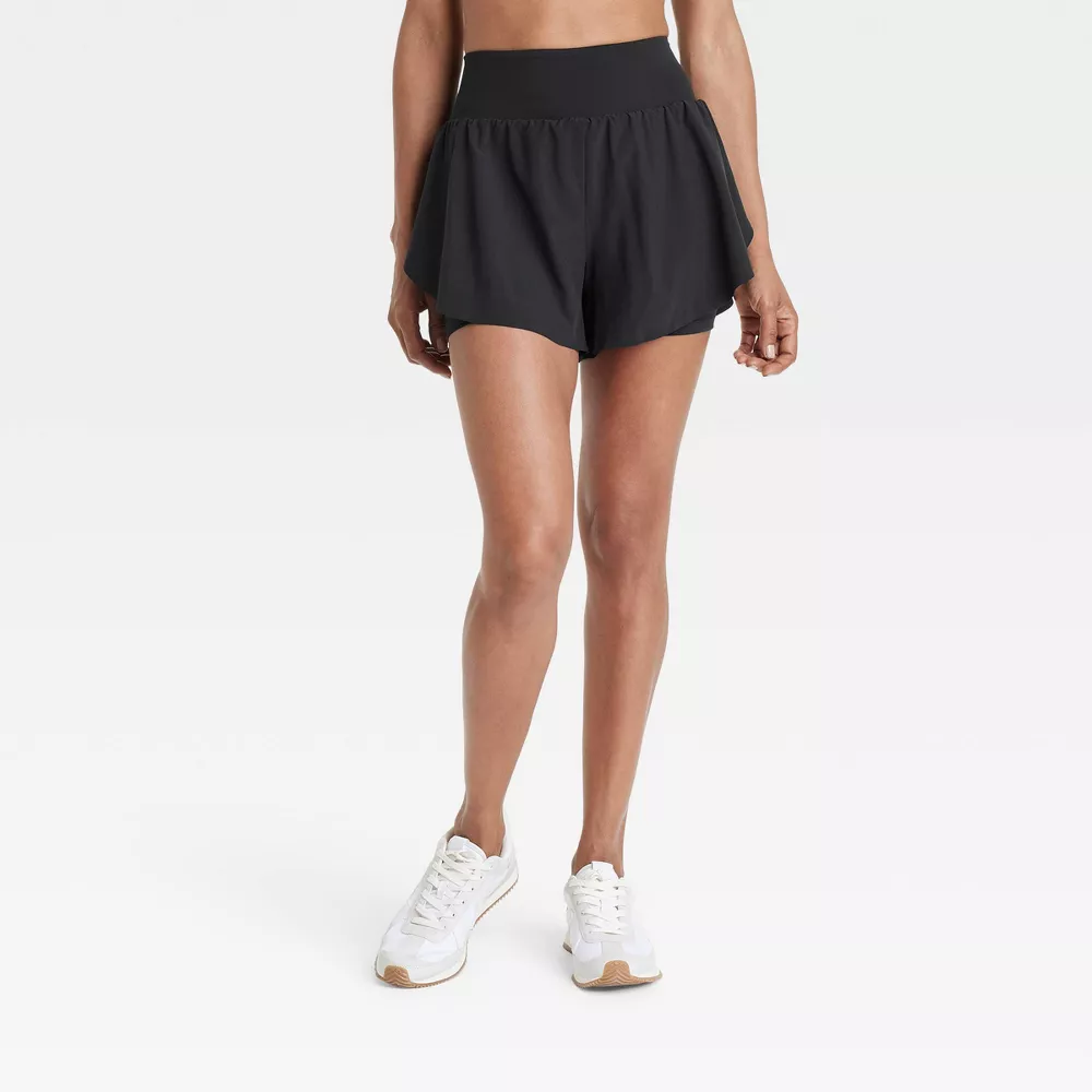Женские шорты Active Light с высокой посадкой 2-в-1 Flutter Run Shorts 3" - All In Motion, цвет Black
Женские шорты Active Light с высокой посадкой 2-в-1 Flutter Run Shorts 3" - All In Motion, цвет Black