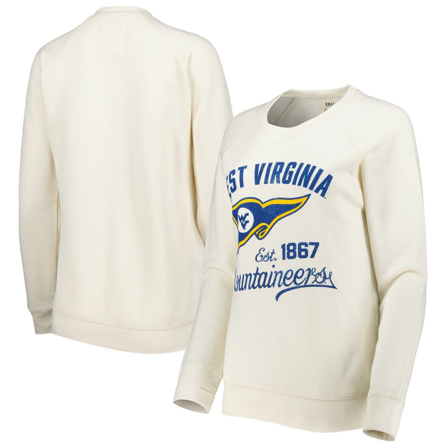 Женский пуловер Pressbox кремового цвета West Virginia Mountaineers Old Standard Pennant Knobi реглан, толстовка, Бежевый
Женский пуловер Pressbox кремового цвета West Virginia Mountaineers Old Standard Pennant Knobi реглан, толстовка, Бежевый