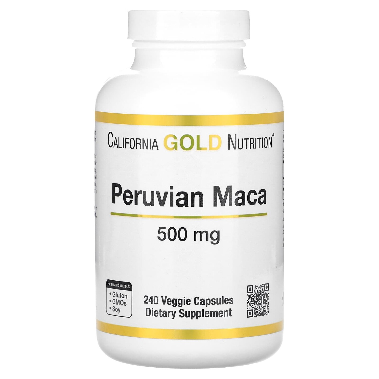 Перуанская мака, 500 мг, 240 растительных капсул, California Gold Nutrition
Перуанская мака, 500 мг, 240 растительных капсул, California Gold Nutrition
