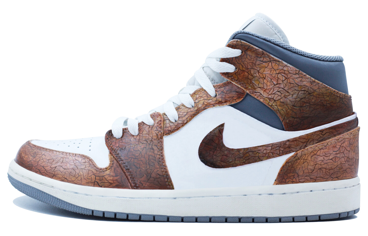 Кроссовки Air Jordan 1 Vintage Basketball Shoes Men Mid-top Brown/White, цвет Tan
Кроссовки Air Jordan 1 Vintage Basketball Shoes Men Mid-top Brown/White, цвет Tan