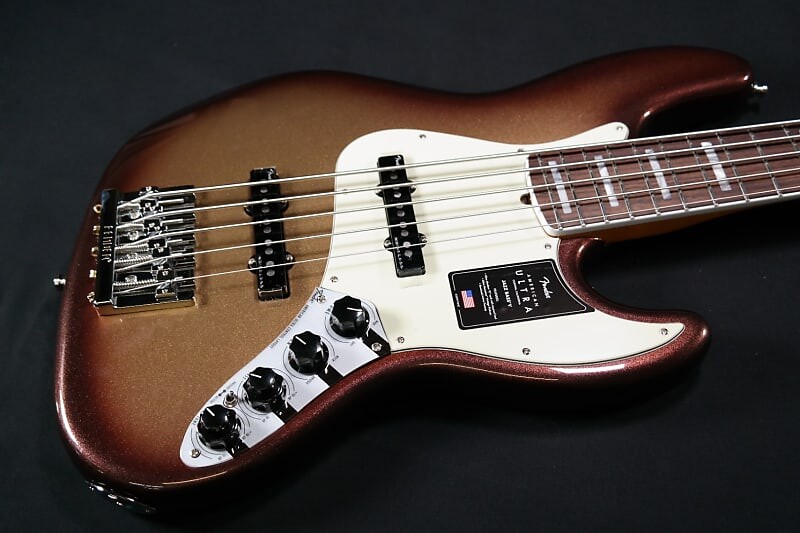 Басс гитара Fender American Ultra Jazz Bass V - Rosewood Fingerboard - Mocha Burst 182
Басс гитара Fender American Ultra Jazz Bass V - Rosewood Fingerboard - Mocha Burst 182