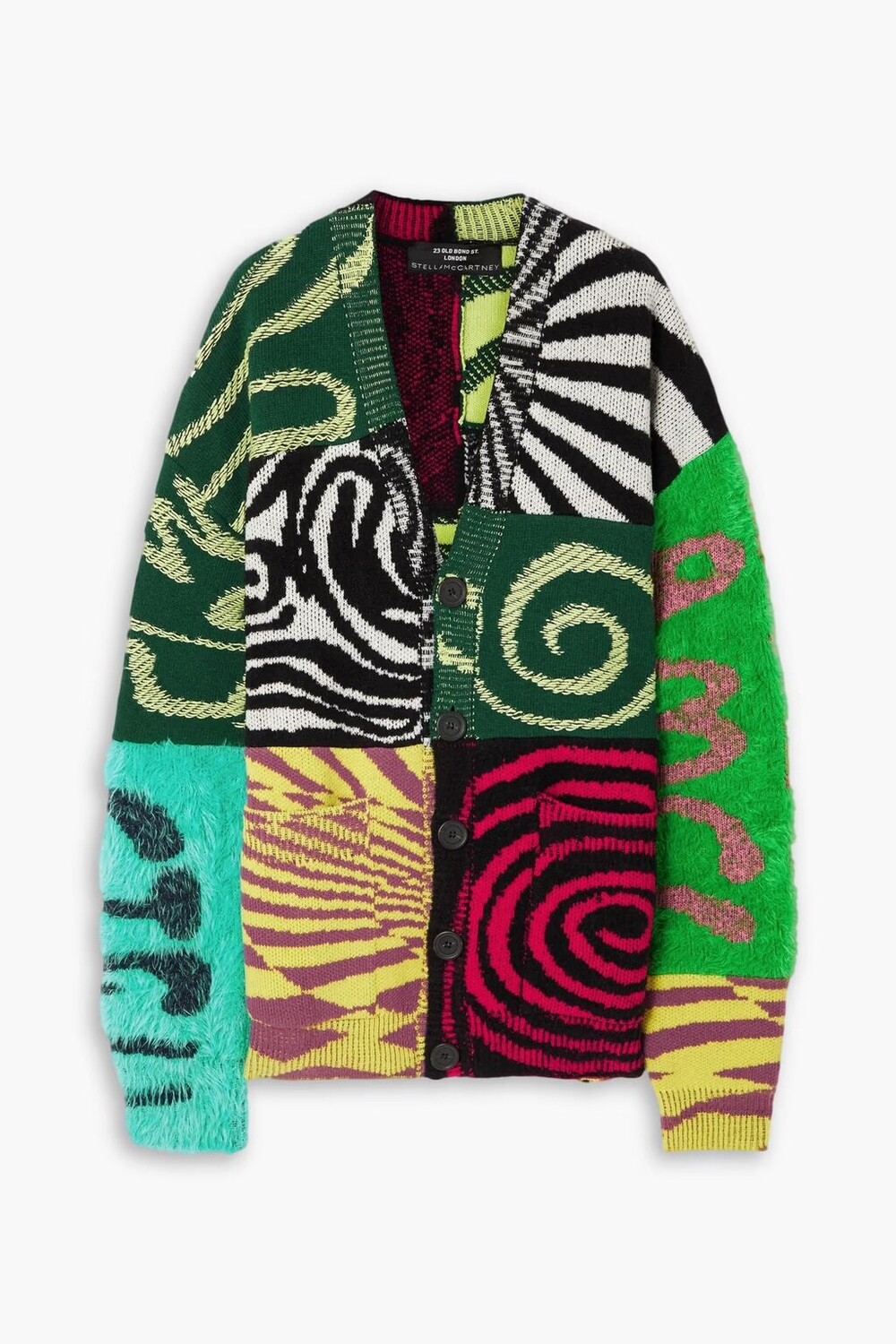 Шерстяной кардиган жаккардовой вязки Ed Curtis в стиле пэчворк Stella Mccartney, зеленый лес
Шерстяной кардиган жаккардовой вязки Ed Curtis в стиле пэчворк Stella Mccartney, зеленый лес