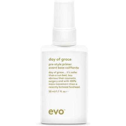Day Of Grace Pre-Style Primer Несмываемый кондиционер Термозащитный спрей 50 мл 1,6 унции, Evo
Day Of Grace Pre-Style Primer Несмываемый кондиционер Термозащитный спрей 50 мл 1,6 унции, Evo