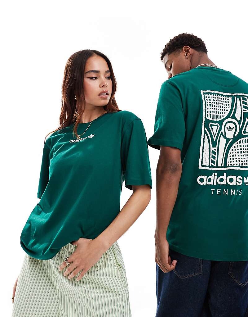 Черная футболка унисекс adidas Originals – Tennis – с графическим принтом на спине
Черная футболка унисекс adidas Originals – Tennis – с графическим принтом на спине