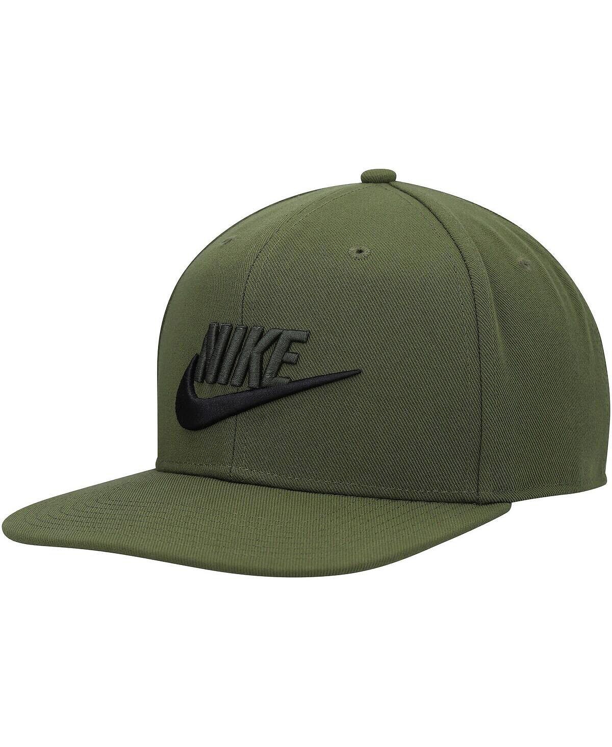 Мужская оливковая кепка с логотипом Throwback Logo Pro Futura Performance Snapback Nike
Мужская оливковая кепка с логотипом Throwback Logo Pro Futura Performance Snapback Nike