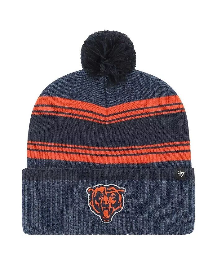 Мужская темно-синяя вязаная шапка Chicago Bears Fadeout с манжетами и помпоном '47 Brand, синий
Мужская темно-синяя вязаная шапка Chicago Bears Fadeout с манжетами и помпоном '47 Brand, синий