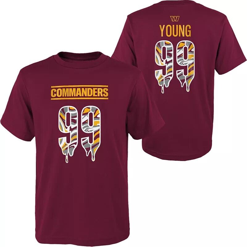 Nfl Team Apparel Молодежная футболка Washington Commanders Chase Young #99 Drip Red
Nfl Team Apparel Молодежная футболка Washington Commanders Chase Young #99 Drip Red