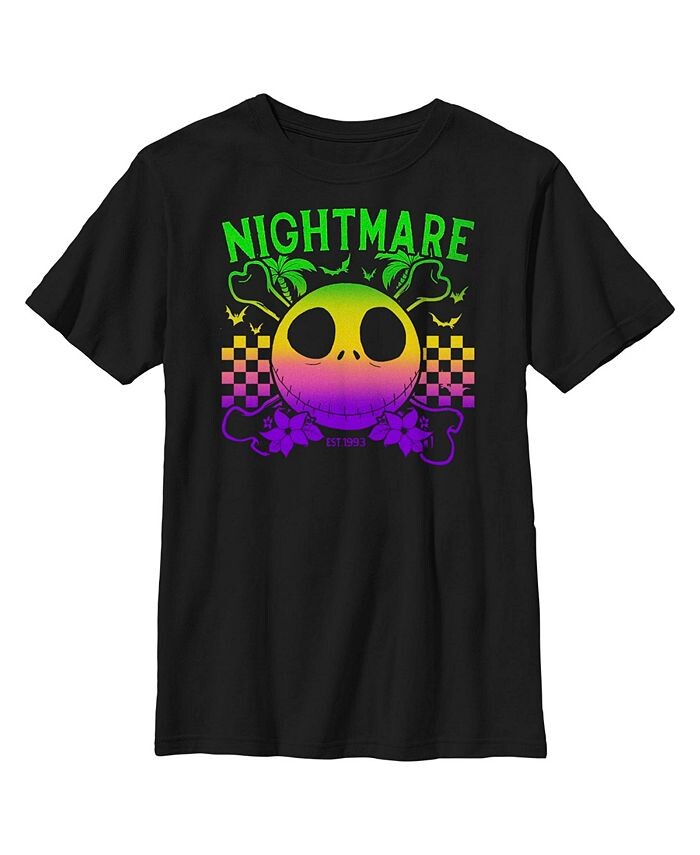 Кошмар перед Рождеством для мальчика EST. Детская футболка Neon Rainbow Jack 1993 года Disney, черный
Кошмар перед Рождеством для мальчика EST. Детская футболка Neon Rainbow Jack 1993 года Disney, черный