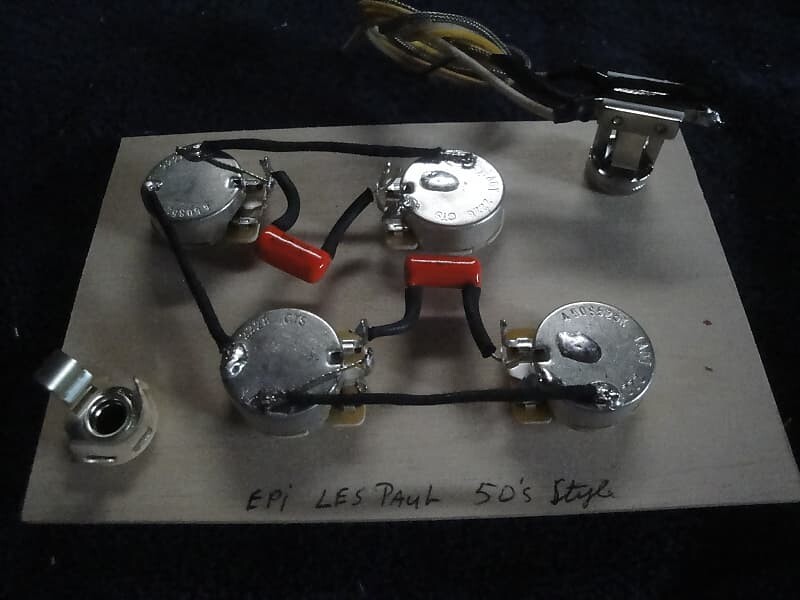 Электрогитара Wiring for Epiphone Les Paul Cts Switchcraft Cde 50's style
Электрогитара Wiring for Epiphone Les Paul Cts Switchcraft Cde 50's style