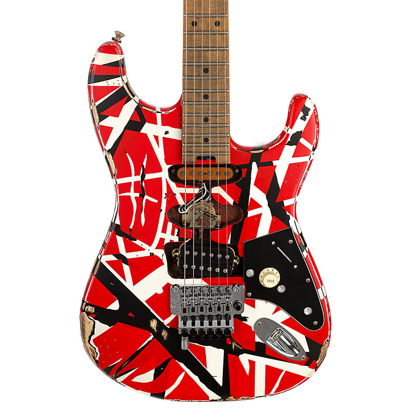 Электрогитара EVH Striped Series Frankie Relic Electric Guitar - Red with Black Stripes
Электрогитара EVH Striped Series Frankie Relic Electric Guitar - Red with Black Stripes