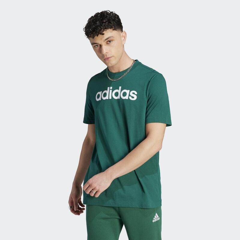 Футболка из одинарного джерси Essentials с линейной вышивкой логотипа ADIDAS, цвет verde
Футболка из одинарного джерси Essentials с линейной вышивкой логотипа ADIDAS, цвет verde