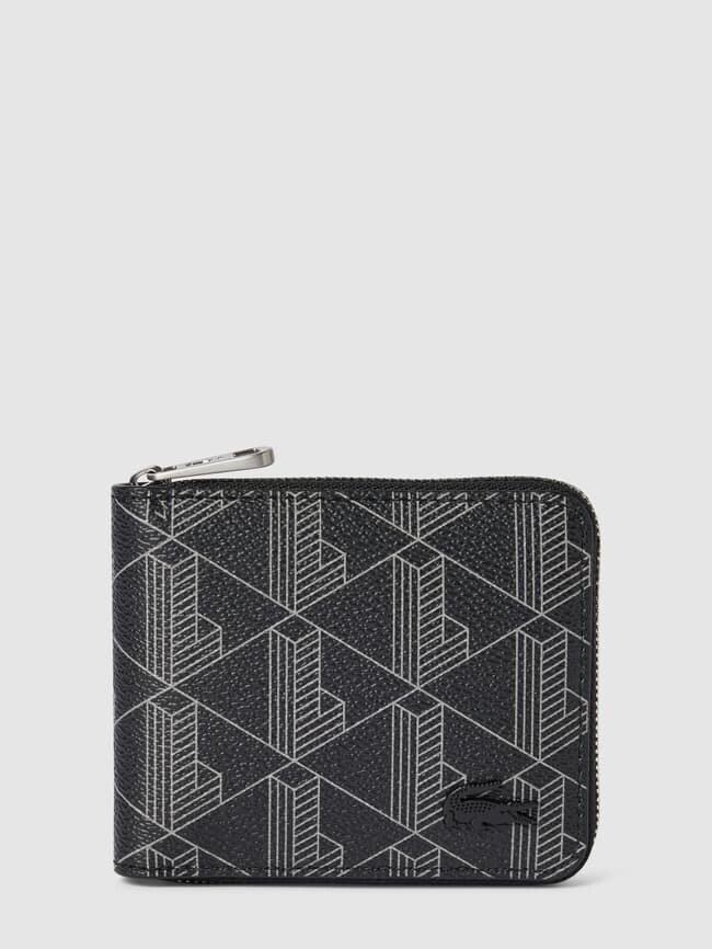 Кошелек под кожу с логотипом по всей поверхности, модель COMPACT Lacoste, черный
Кошелек под кожу с логотипом по всей поверхности, модель COMPACT Lacoste, черный