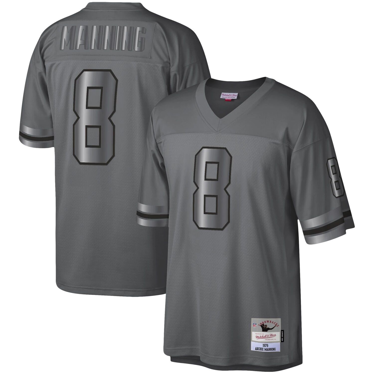 Мужская майка Mitchell & Ness Archie Manning Charcoal New Orleans Saints 1979, вышедшая на пенсию игрока Metal Legacy
Мужская майка Mitchell & Ness Archie Manning Charcoal New Orleans Saints 1979, вышедшая на пенсию игрока Metal Legacy