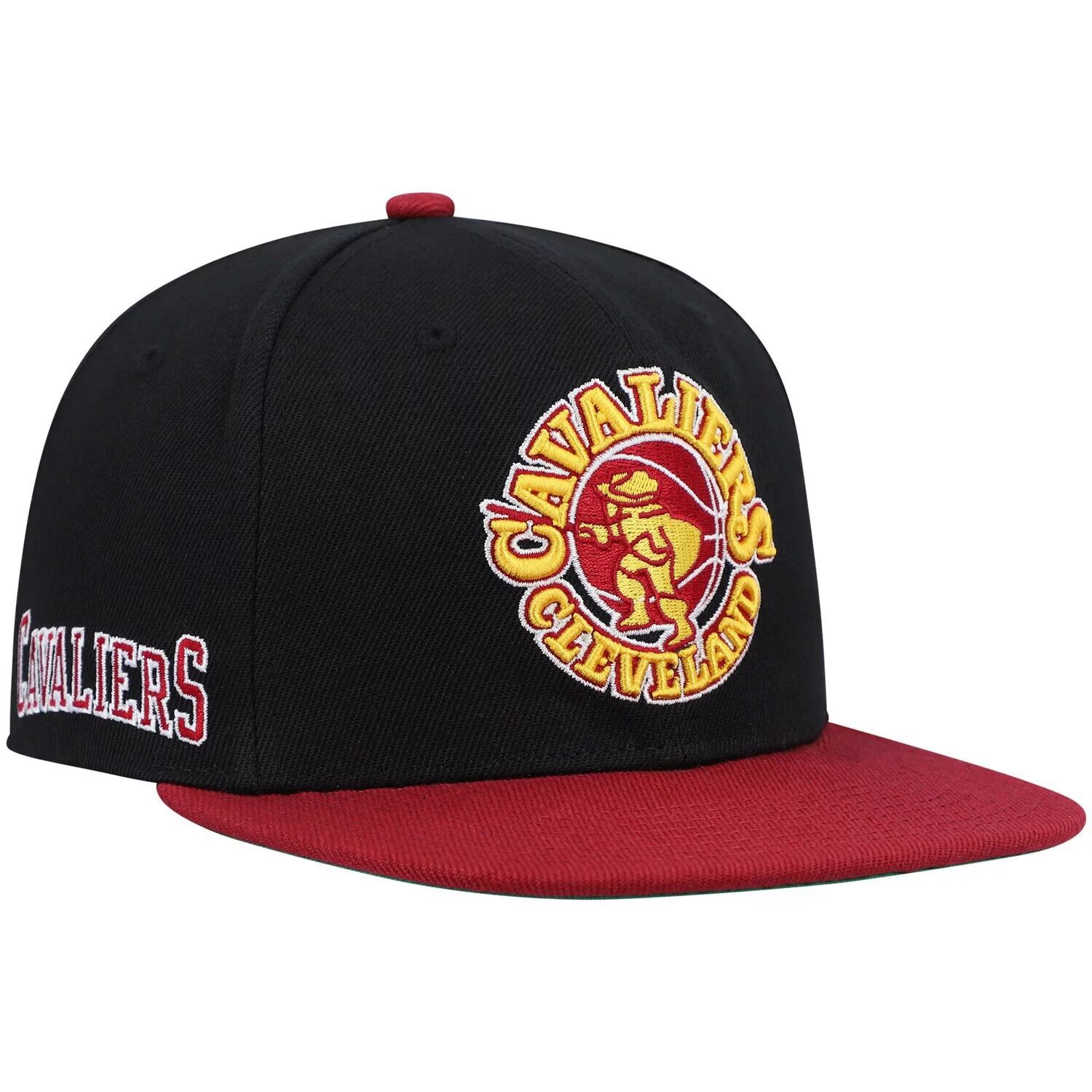 Мужская классическая бейсболка Snapback Mitchell & Ness черного/винного цвета Cleveland Cavaliers из твердой древесины
Мужская классическая бейсболка Snapback Mitchell & Ness черного/винного цвета Cleveland Cavaliers из твердой древесины
