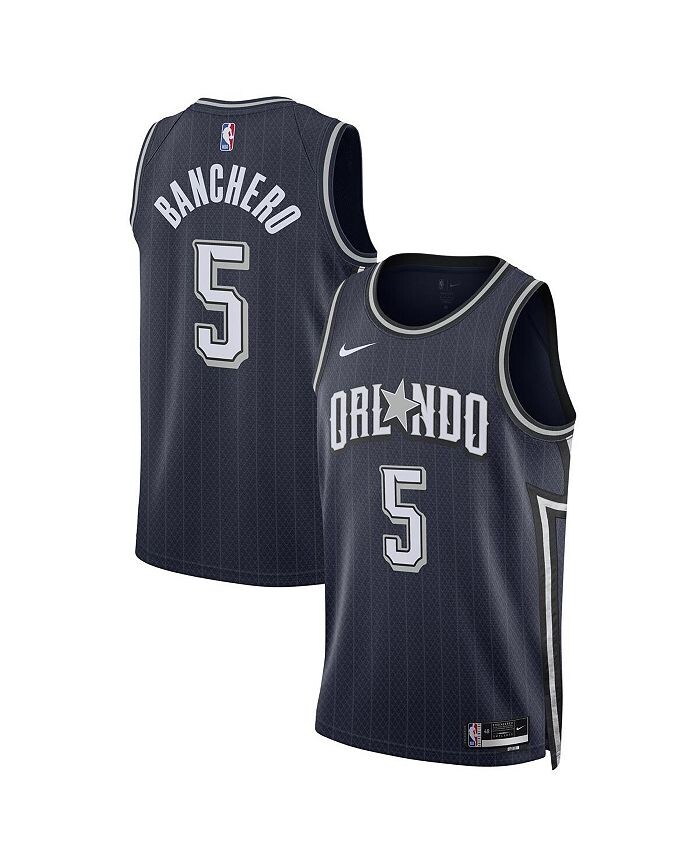 Мужская и женская футболка Paolo Banchero Navy Orlando Magic 2023/24 Swingman — City Edition Nike, синий
Мужская и женская футболка Paolo Banchero Navy Orlando Magic 2023/24 Swingman — City Edition Nike, синий