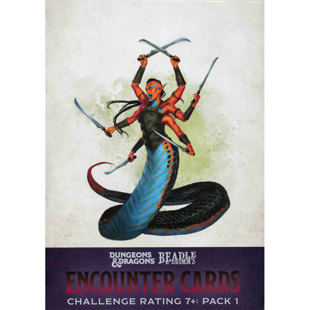 Ролевая игра Beadle and Grimm's D&D 5E RPG: Beadle & Grimm's Encounter Cards - CR 7+ Pack 1
Ролевая игра Beadle and Grimm's D&D 5E RPG: Beadle & Grimm's Encounter Cards - CR 7+ Pack 1