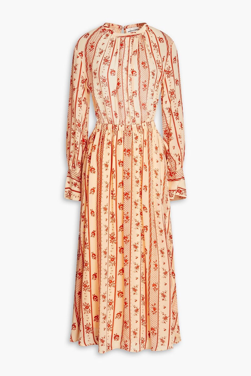 Платье миди из крепдешина с открытой спиной и цветочным принтом ANTIK BATIK, оранжевый
Платье миди из крепдешина с открытой спиной и цветочным принтом ANTIK BATIK, оранжевый