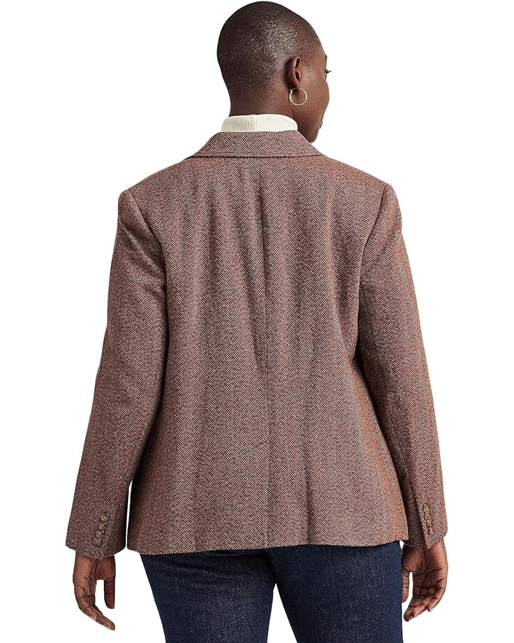 Блейзер LAUREN Ralph Lauren Plus Size Herringbone Tweed Blazer, цвет Light Burgundy Multi
Блейзер LAUREN Ralph Lauren Plus Size Herringbone Tweed Blazer, цвет Light Burgundy Multi