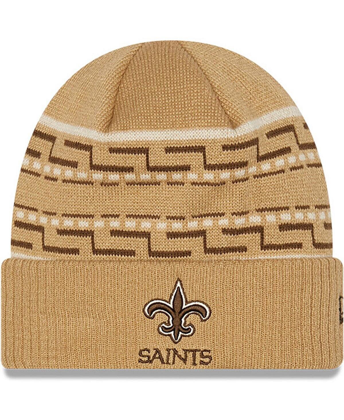 Мужская светло-коричневая вязаная шапка New Orleans Saints Dude с манжетами New Era
Мужская светло-коричневая вязаная шапка New Orleans Saints Dude с манжетами New Era