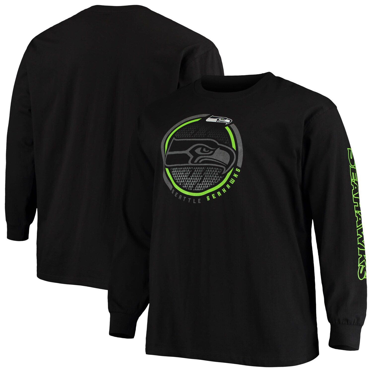 Мужская черная фирменная футболка Seattle Seahawks Big & Tall Color Pop с длинными рукавами Fanatics, Черный
Мужская черная фирменная футболка Seattle Seahawks Big & Tall Color Pop с длинными рукавами Fanatics, Черный