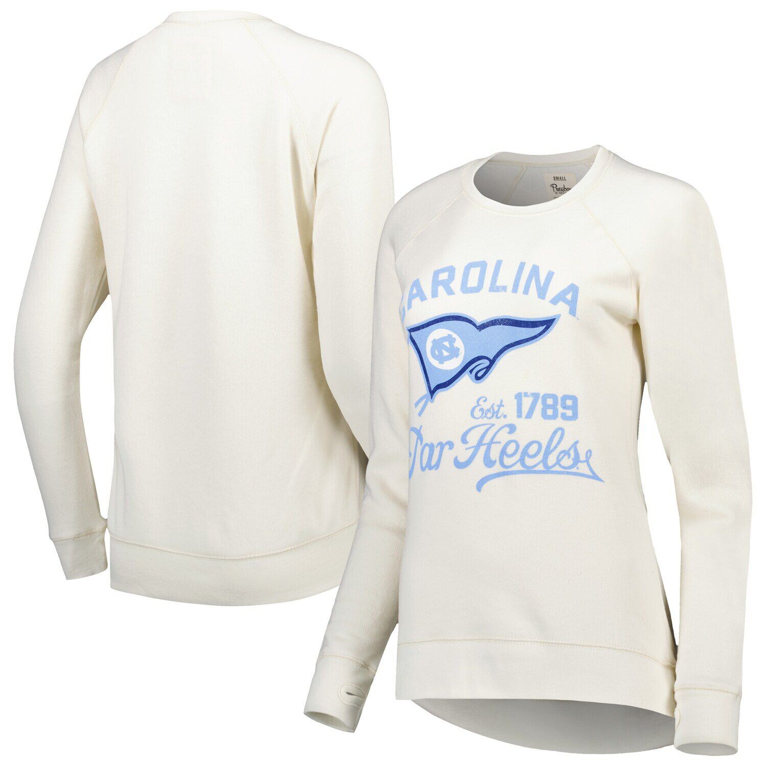 Женский свитшот Pressbox кремового цвета North Carolina Tar Heels Old Standard Pennant Knobi реглан
Женский свитшот Pressbox кремового цвета North Carolina Tar Heels Old Standard Pennant Knobi реглан