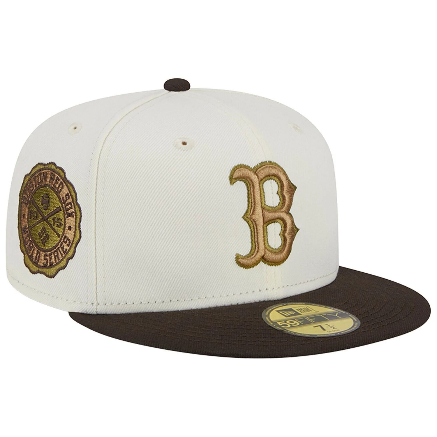 Мужская приталенная кепка New Era белого/коричневого цвета Boston Red Sox 1915 World Series 59FIFTY
Мужская приталенная кепка New Era белого/коричневого цвета Boston Red Sox 1915 World Series 59FIFTY