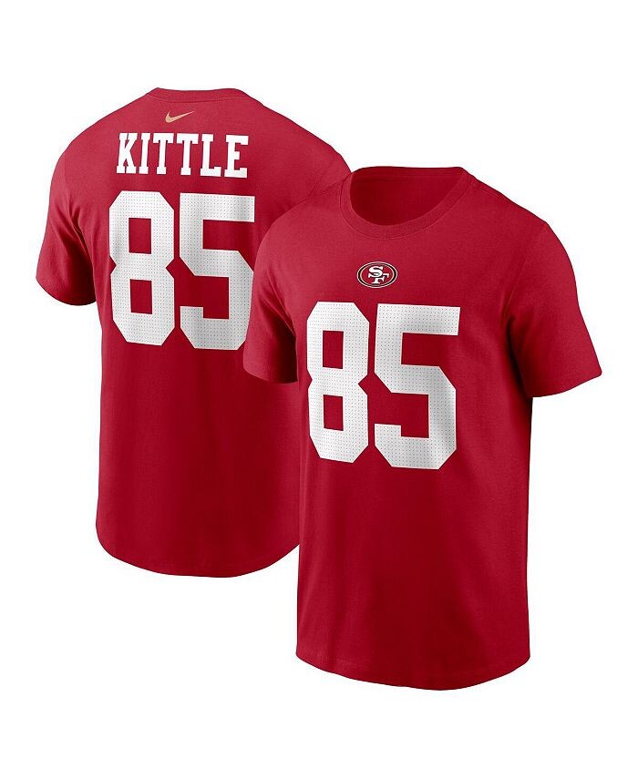 Мужская футболка George Kittle Scarlet San Francisco 49ers с именем и номером игрока Nike, красный
Мужская футболка George Kittle Scarlet San Francisco 49ers с именем и номером игрока Nike, красный