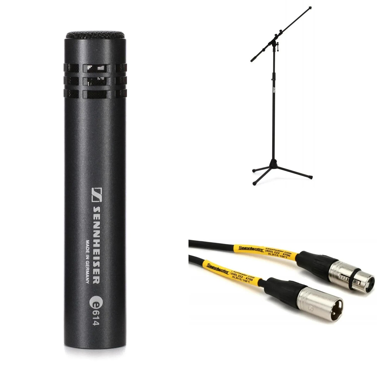Комплект конденсаторного микрофона Sennheiser e 614 с малой диафрагмой, подставкой и кабелем
Комплект конденсаторного микрофона Sennheiser e 614 с малой диафрагмой, подставкой и кабелем