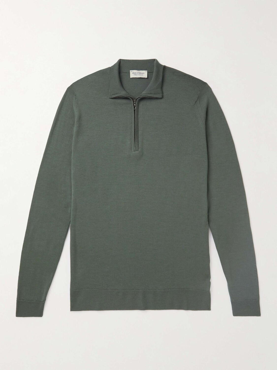 Толстовка Slim Fit из мериносовой шерсти с молнией до половины JOHN SMEDLEY, зеленый
Толстовка Slim Fit из мериносовой шерсти с молнией до половины JOHN SMEDLEY, зеленый