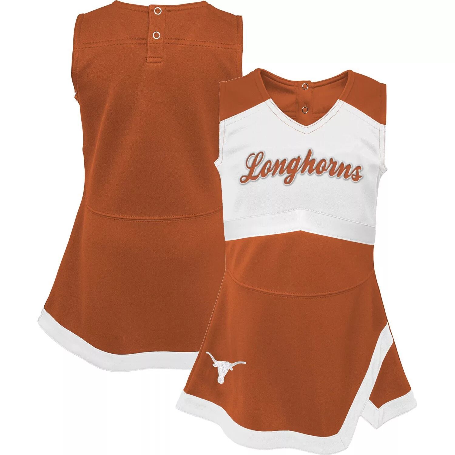 Молодежное платье Техасского оранжевого цвета с надписью «Texas Longhorns Cheer Captain» для девочек Outerstuff, Оранжевый
Молодежное платье Техасского оранжевого цвета с надписью «Texas Longhorns Cheer Captain» для девочек Outerstuff, Оранжевый
