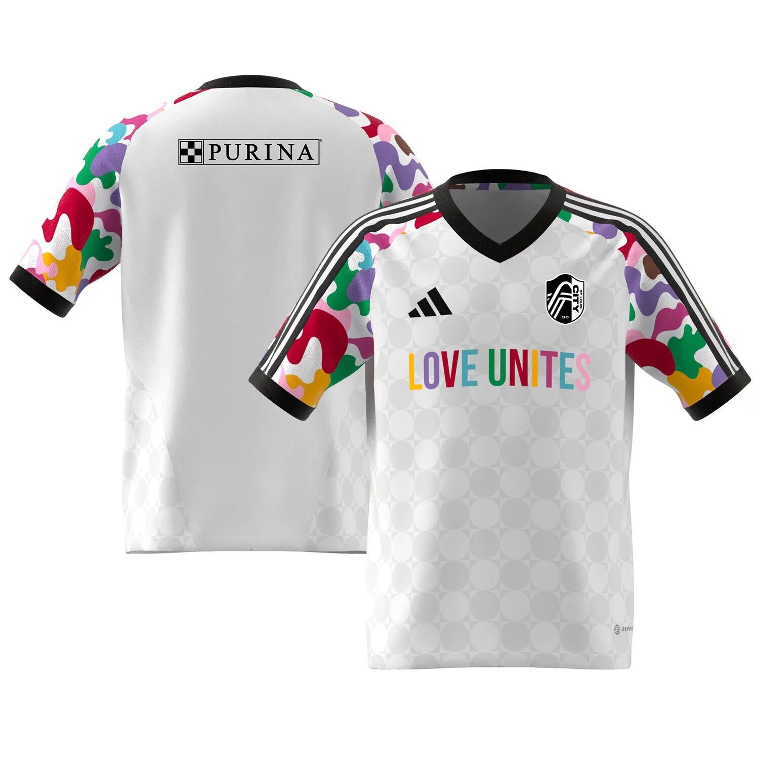 Молодёжная предматчевая футболка adidas White St. Louis City SC 2023 Pride adidas
Молодёжная предматчевая футболка adidas White St. Louis City SC 2023 Pride adidas