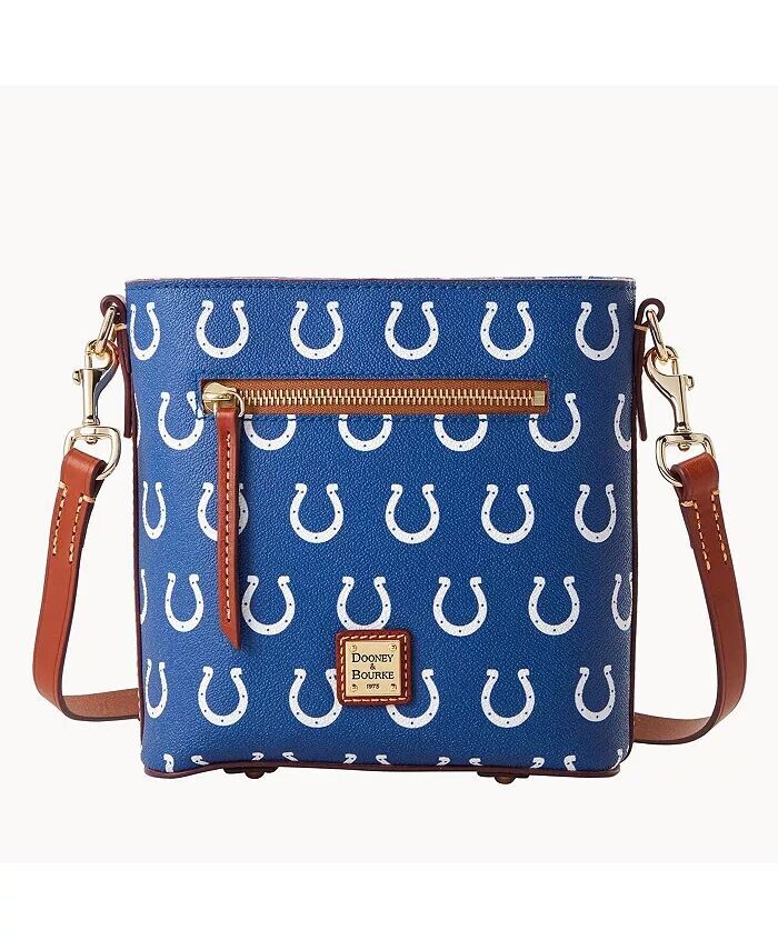 Женская маленькая сумочка через плечо на молнии Indianapolis Colts Signature Dooney & Bourke, синий
Женская маленькая сумочка через плечо на молнии Indianapolis Colts Signature Dooney & Bourke, синий
