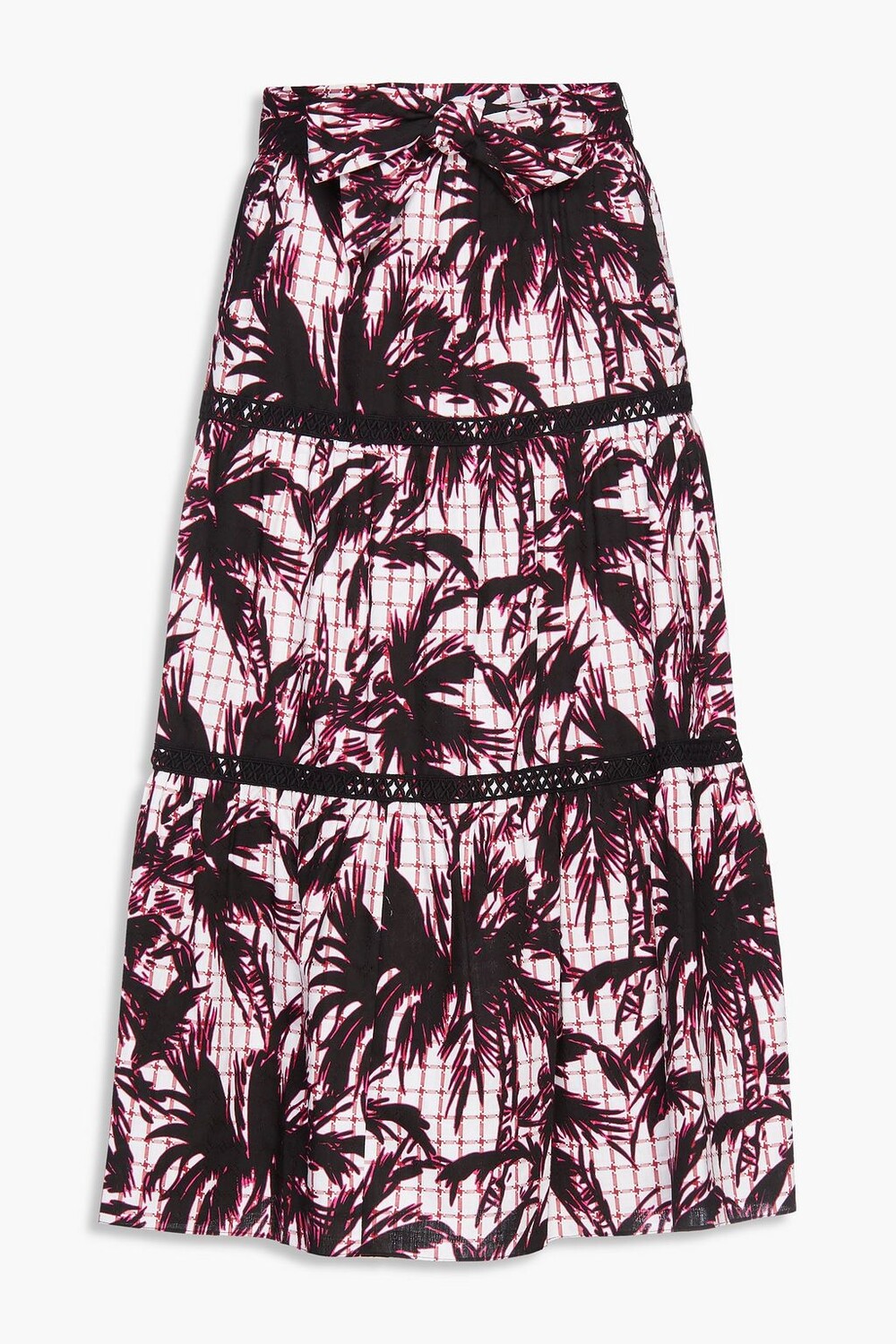Ярусная хлопковая юбка миди Lucia с отделкой крючком DIANE VON FURSTENBERG, черный
Ярусная хлопковая юбка миди Lucia с отделкой крючком DIANE VON FURSTENBERG, черный