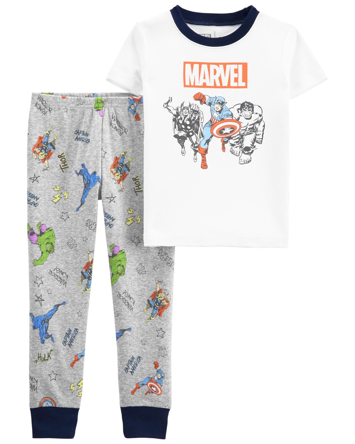 Пижама из 2 предметов для малышей MARVEL100% Snug Fit Хлопковая пижама Carter's, белый
Пижама из 2 предметов для малышей MARVEL100% Snug Fit Хлопковая пижама Carter's, белый