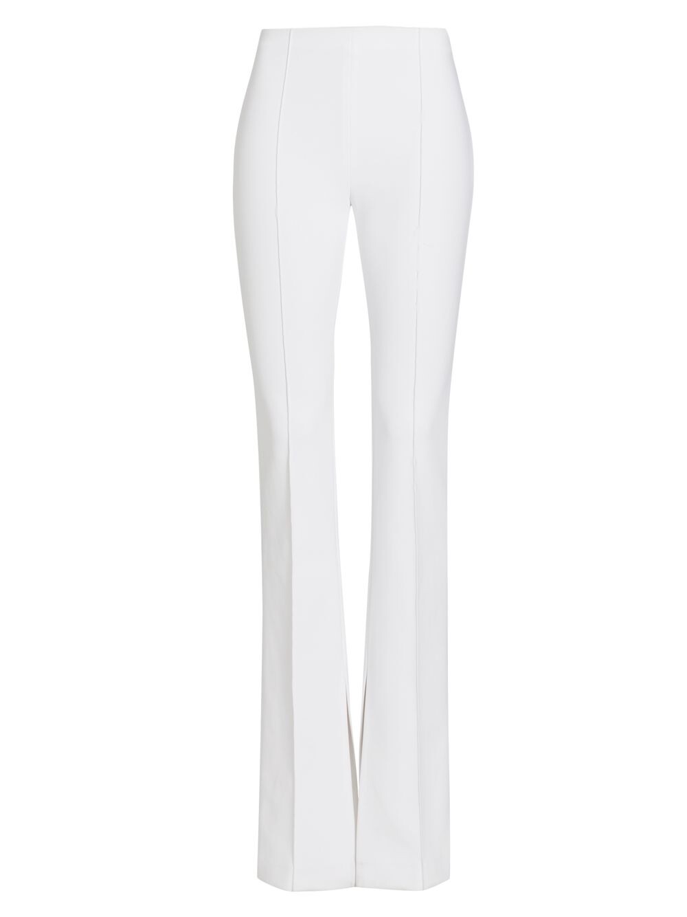 Расклешенные брюки из неопрена Eva Bonded Adam Lippes, белый 
Расклешенные брюки из неопрена Eva Bonded Adam Lippes, белый