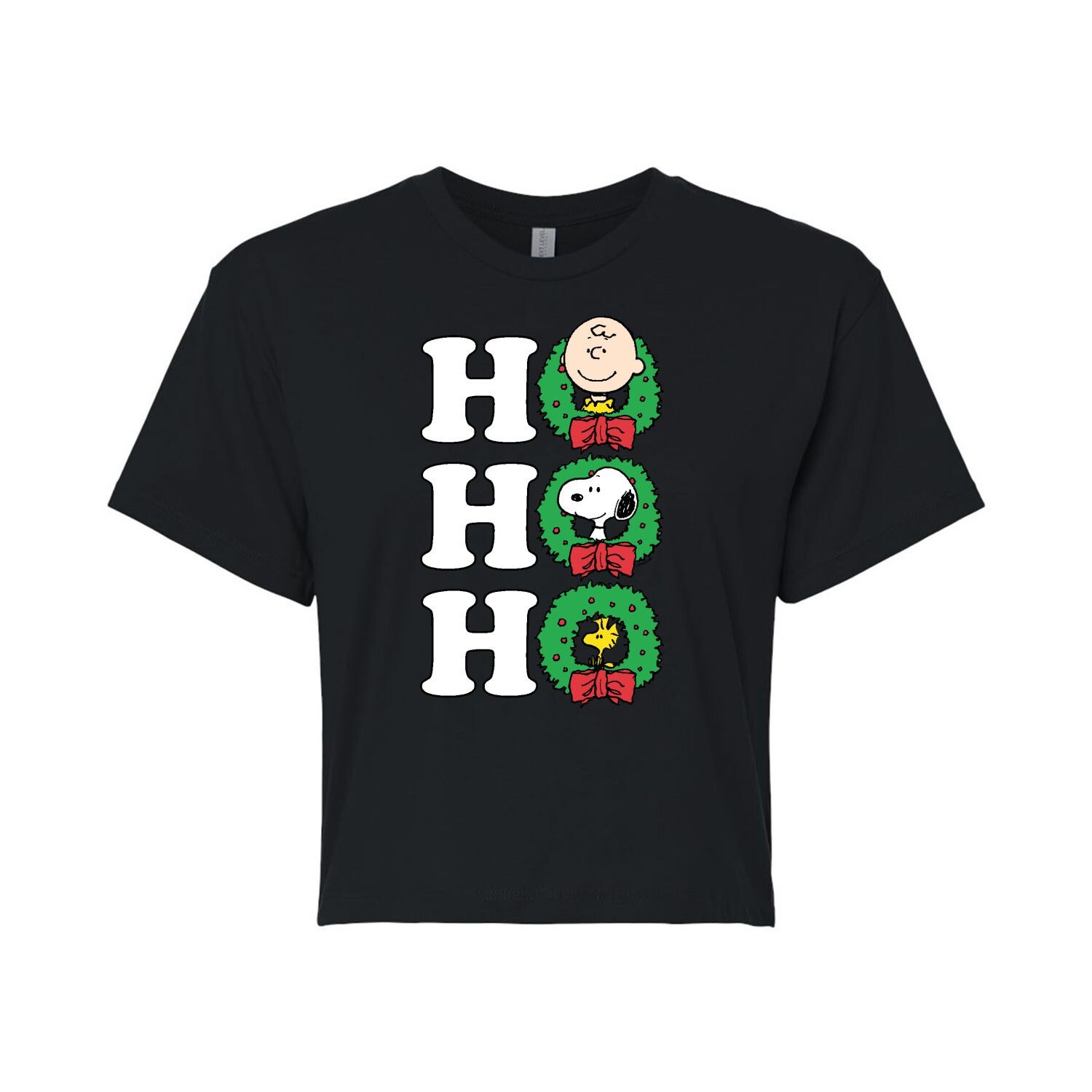 Укороченная футболка с рисунком Peanuts Ho Ho Ho для юниоров Licensed Character, черный
Укороченная футболка с рисунком Peanuts Ho Ho Ho для юниоров Licensed Character, черный