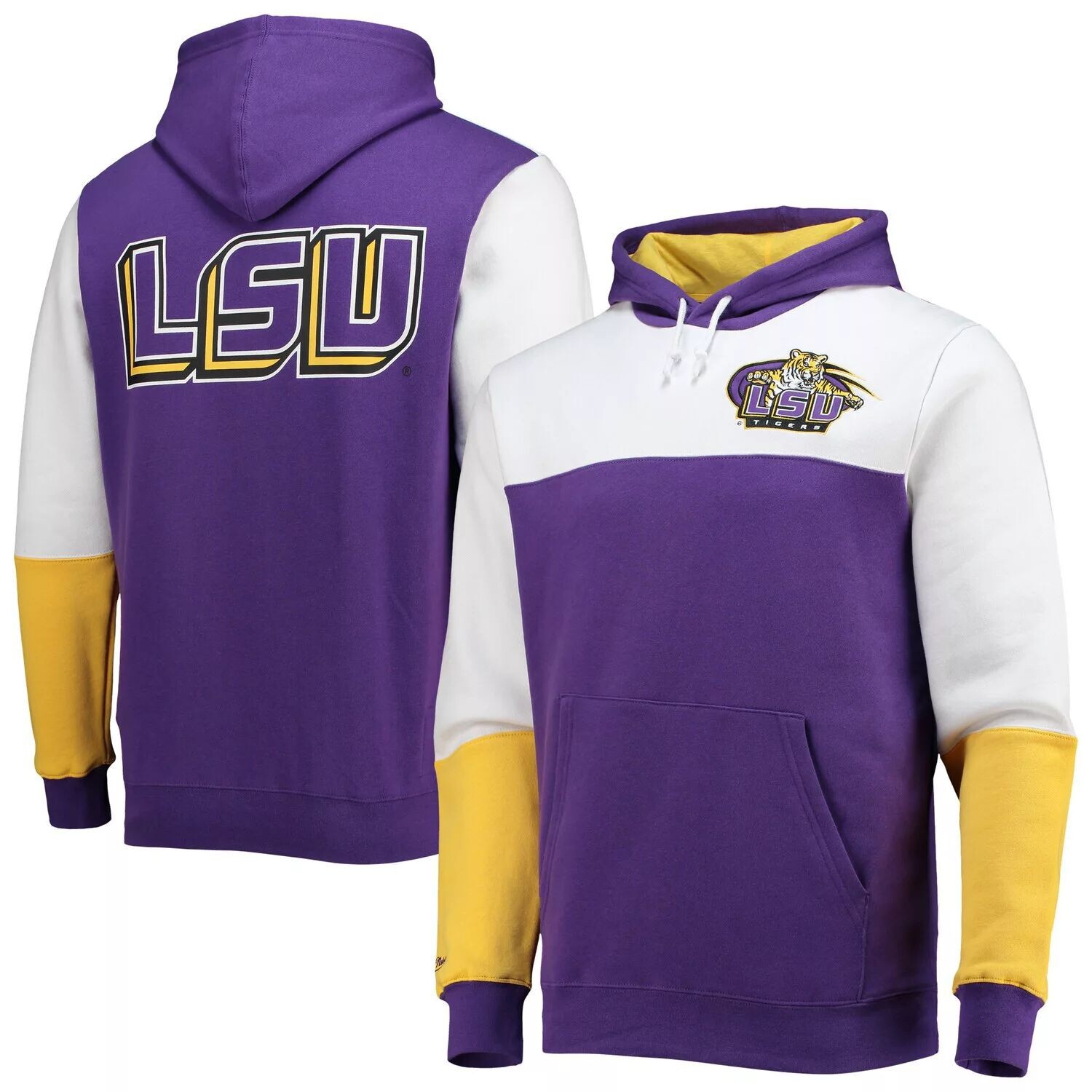 Мужской пуловер с капюшоном Mitchell & Ness фиолетовый/белый LSU Tigers Fusion 2.0
Мужской пуловер с капюшоном Mitchell & Ness фиолетовый/белый LSU Tigers Fusion 2.0