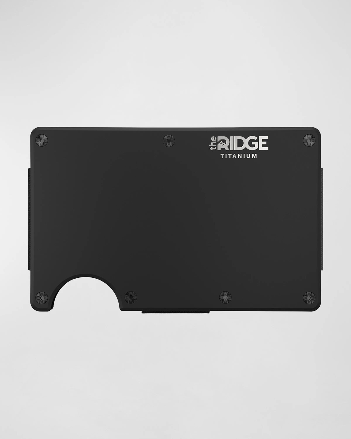 Мужской металлический кошелек с RFID-ремешком для денег, матовый черный титан The Ridge, цвет Black
Мужской металлический кошелек с RFID-ремешком для денег, матовый черный титан The Ridge, цвет Black